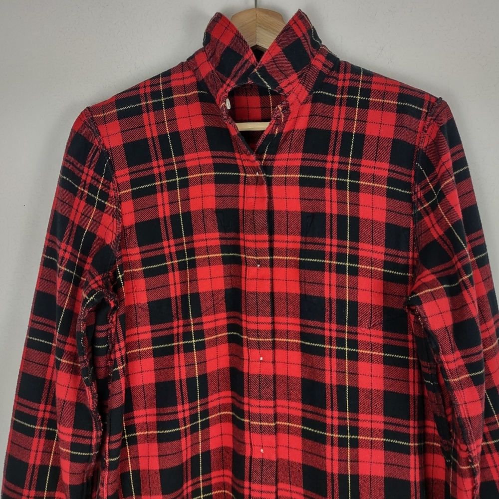 Madewell Classic Ex-Boyfriend Flannel Shirt In Kirtling Plaid - Picture 9 of 16
